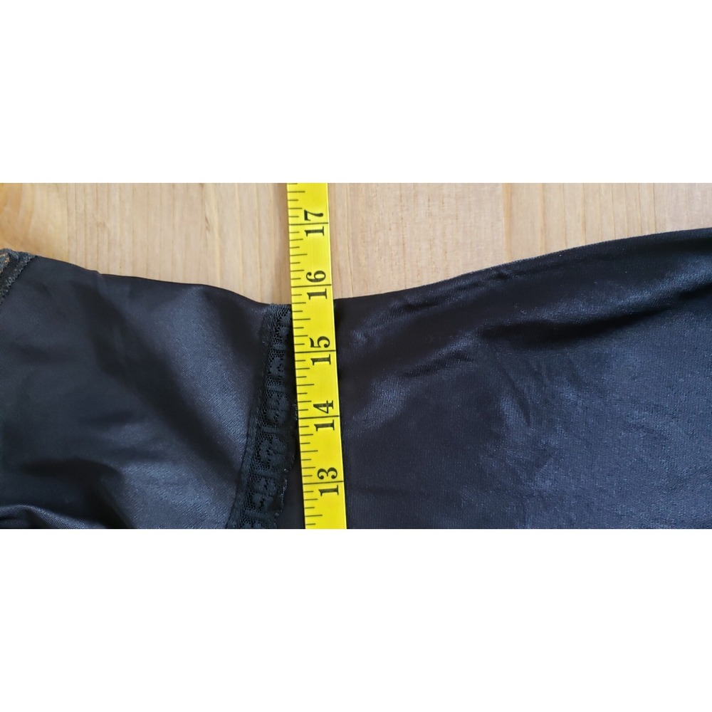 Vintage Black Lingerie Slip Size 38 Dress Undergarment - Picture 7 of 8